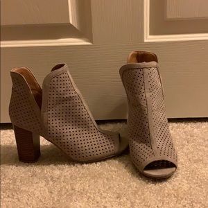Open toe heels